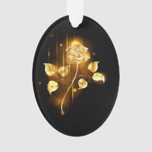 Goldene Rose (goldene Rose) Ornament