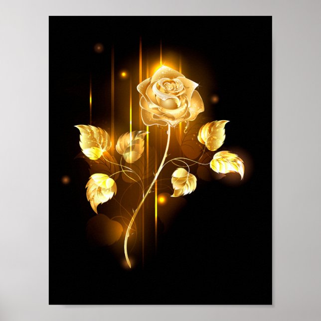Goldene Rose (goldene Rose) Poster (Vorne)