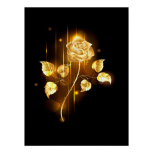 Goldene Rose (goldene Rose) Poster