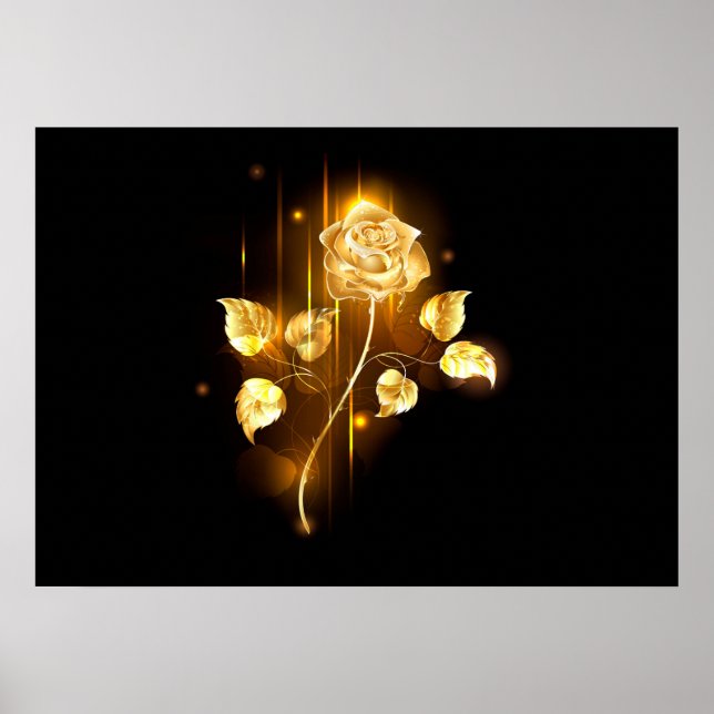 Goldene Rose (goldene Rose) Poster (Vorne)