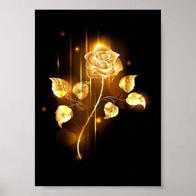 Goldene Rose (goldene Rose) Poster (Vorne)