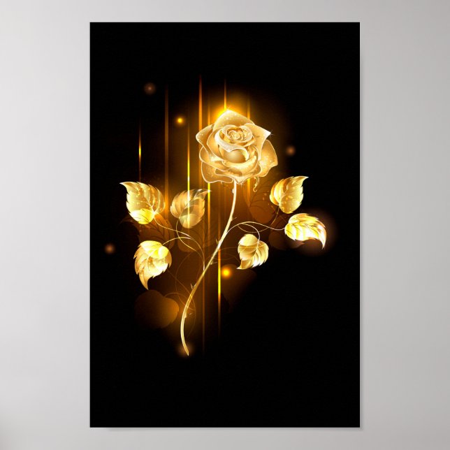 Goldene Rose (goldene Rose) Poster (Vorne)