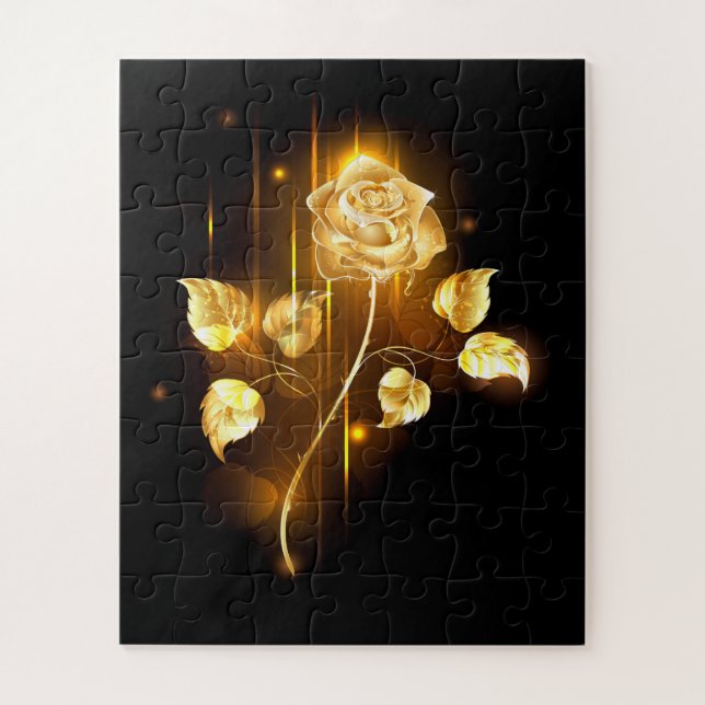 Goldene Rose (goldene Rose) Puzzle (Vertikal)