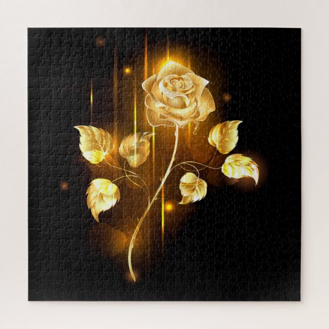 Goldene Rose (goldene Rose) Puzzle (Vertikal)
