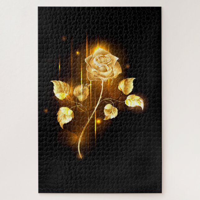 Goldene Rose (goldene Rose) Puzzle (Vertikal)