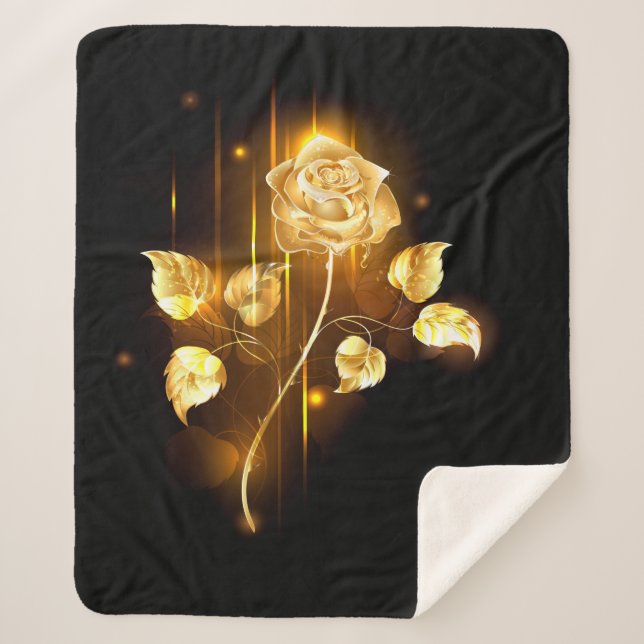 Goldene Rose (goldene Rose) Sherpadecke (Vorderseite)