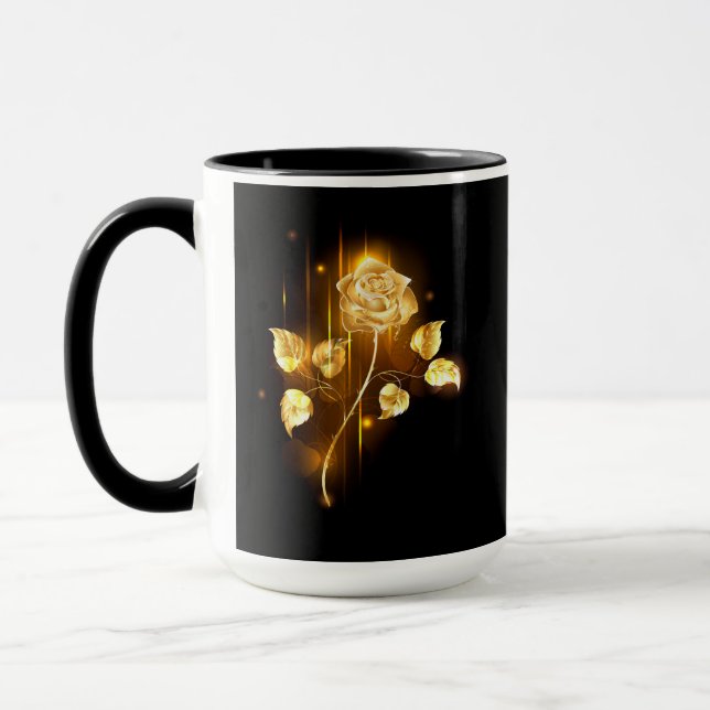 Goldene Rose (goldene Rose) Tasse (Links)