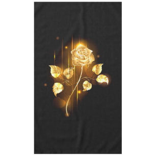 Goldene Rose (goldene Rose) Tischdecke