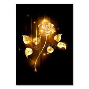 Goldene Rose (goldene Rose) Tischnummer