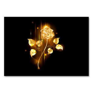 Goldene Rose (goldene Rose) Tischnummer