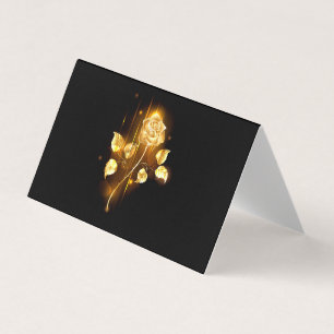 Goldene Rose (goldene Rose) Visitenkarten