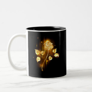 Goldene Rose (goldene Rose) Zweifarbige Tasse