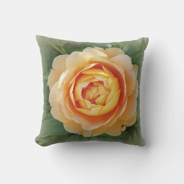 Goldene Rose Kissen (Vorderseite)