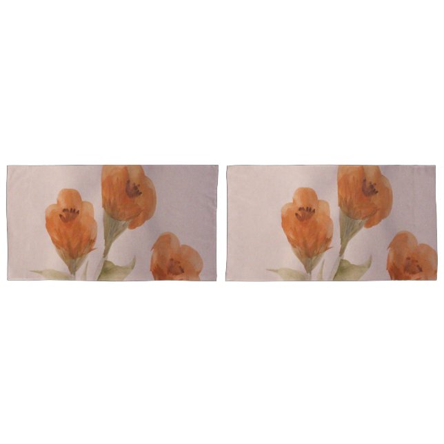 Goldene Rose Kissenbezug (Vorderseite-Set)