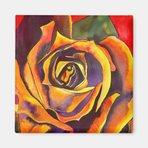 Goldene Rose Magnet