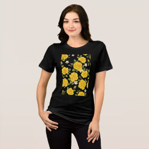 Goldene Rose Rodelbahn mit Aussicht Tri-Blend Shirt