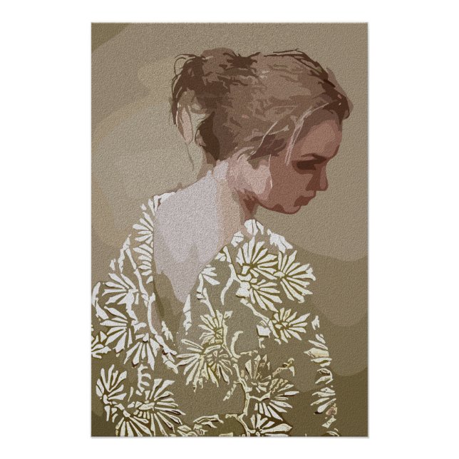 Goldene Ruhe - Ein Portrait über die Reflexion Poster (Vorderseite)