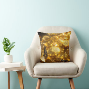 Goldene Runenmünzen Kissen