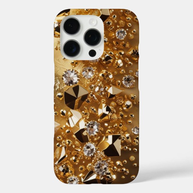 Goldene Rush Case-Mate iPhone Hülle (Rückseite)