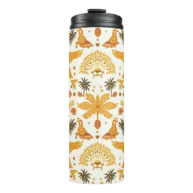 Goldene Sande & Heritage Wings Thermosbecher (Vorderseite)