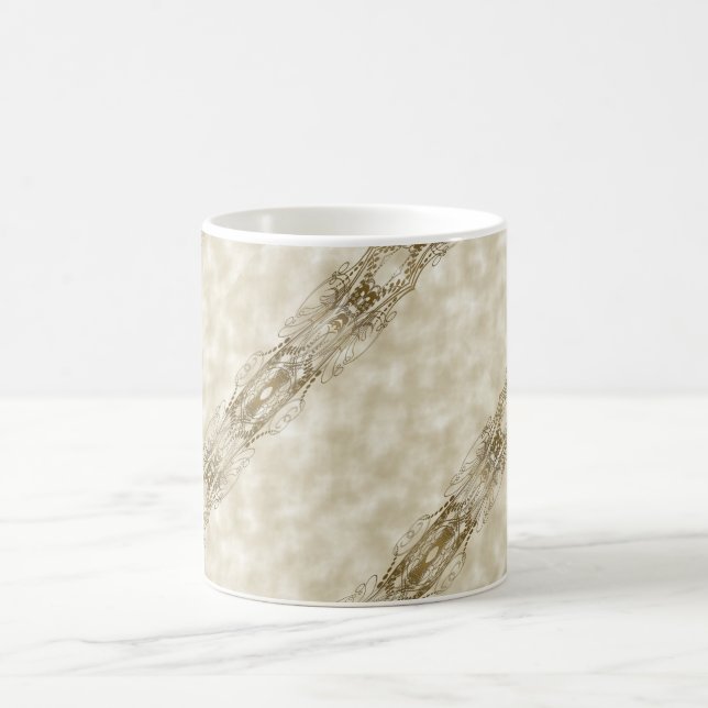 Goldene Säulen Tasse (Mittel)