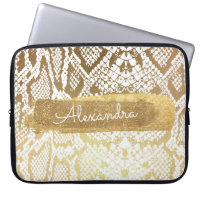 Goldene Schlangenhaut mit Gold-Glitzer