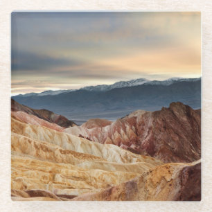 Goldene Schlucht am Sonnenuntergang Glasuntersetzer