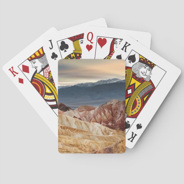 Goldene Schlucht am Sonnenuntergang Spielkarten (Rückseite)