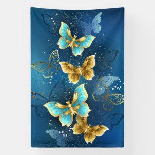 Goldene Schmetterlinge Banner