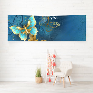 Goldene Schmetterlinge Banner