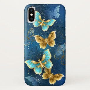Goldene Schmetterlinge Case-Mate iPhone Hülle