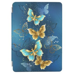 Goldene Schmetterlinge iPad Air Hülle