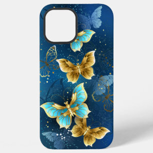 Goldene Schmetterlinge iPhone 12 Pro Max Hülle