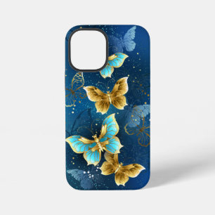 Goldene Schmetterlinge iPhone 12 Mini Hülle