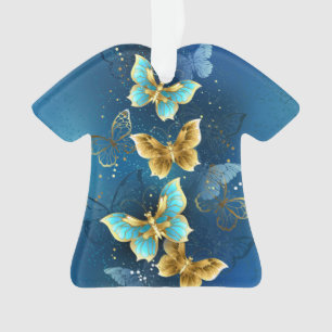 Goldene Schmetterlinge Ornament