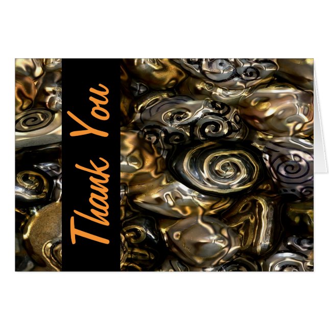 Goldene Schnecken + Danke (Vorderseite (Horizontal))