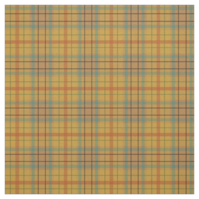 Goldene Schönheit | KARIERTE HERBSTFARBEN Stoff (Muster)