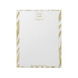 Goldene Schönheit Notizblock