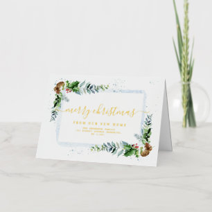 goldene Schrift Meristmas bewegende Anzeige