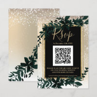 Goldene Schrift Schneefräse im Winter QR-UAWG