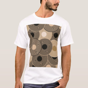 Goldene Schwarze Bögen: Abstrakt T-Shirt