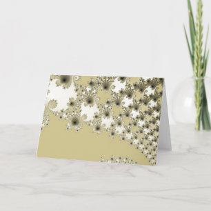 Goldene Seeigel Grußkarte Karte