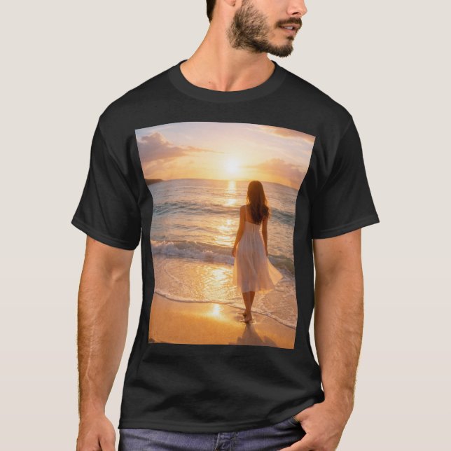 Goldene Serenität T-Shirt (Vorderseite)