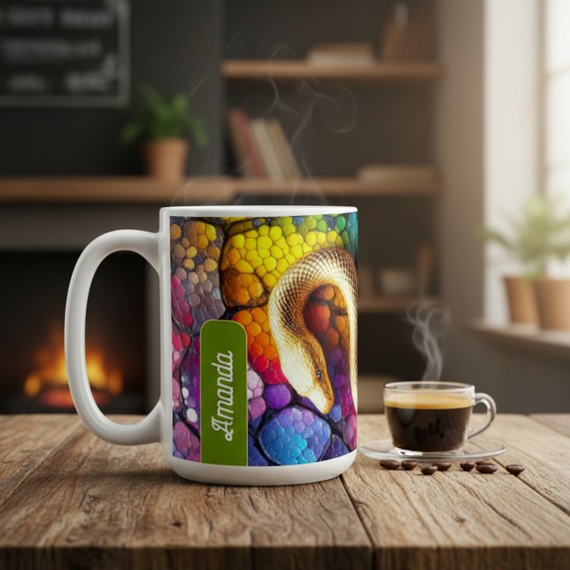 Goldene Serpentin-Mosaik Kaffeetasse (Von Creator hochgeladen)