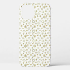 Goldene Snowflake Design Phone Case