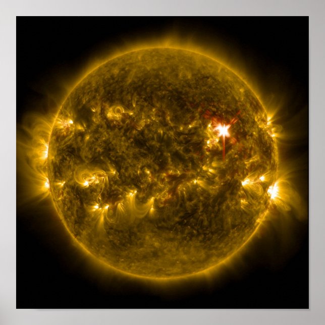 goldene Sonne Poster (Vorne)