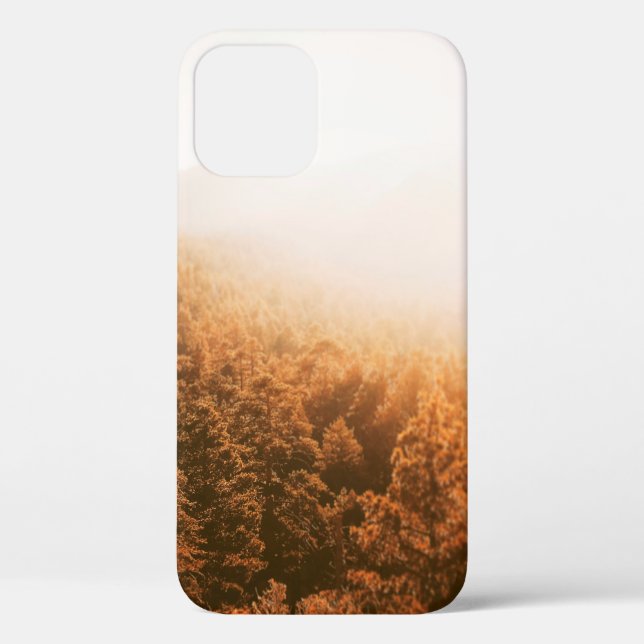 GOLDENE SONNE ÜBER EINEM WALD Case-Mate iPhone HÜLLE (Rückseite)