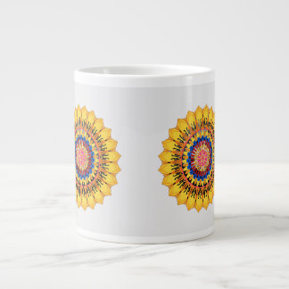 Goldene Sonneburst Jumbo-Tasse