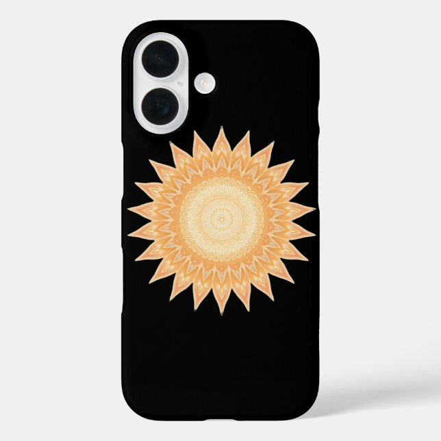 "Goldene Sonnenblume Mandala - Licht in dir" Case-Mate iPhone Hülle (Rückseite)