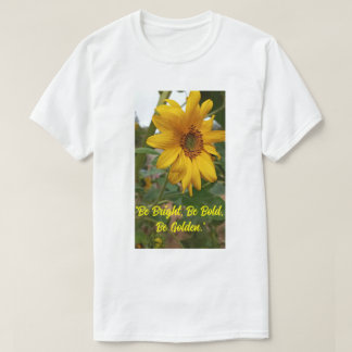 "Goldene Sonnenblume - Natur Inspiriert Kunst für  T-Shirt